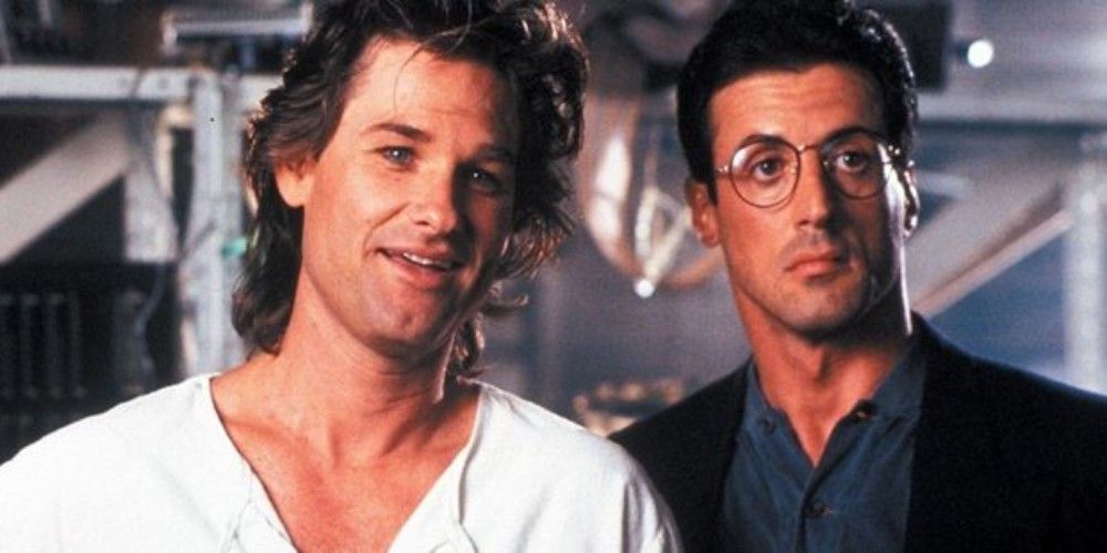 Kurt Russell and Sylvester Stallone in Tango and Cash