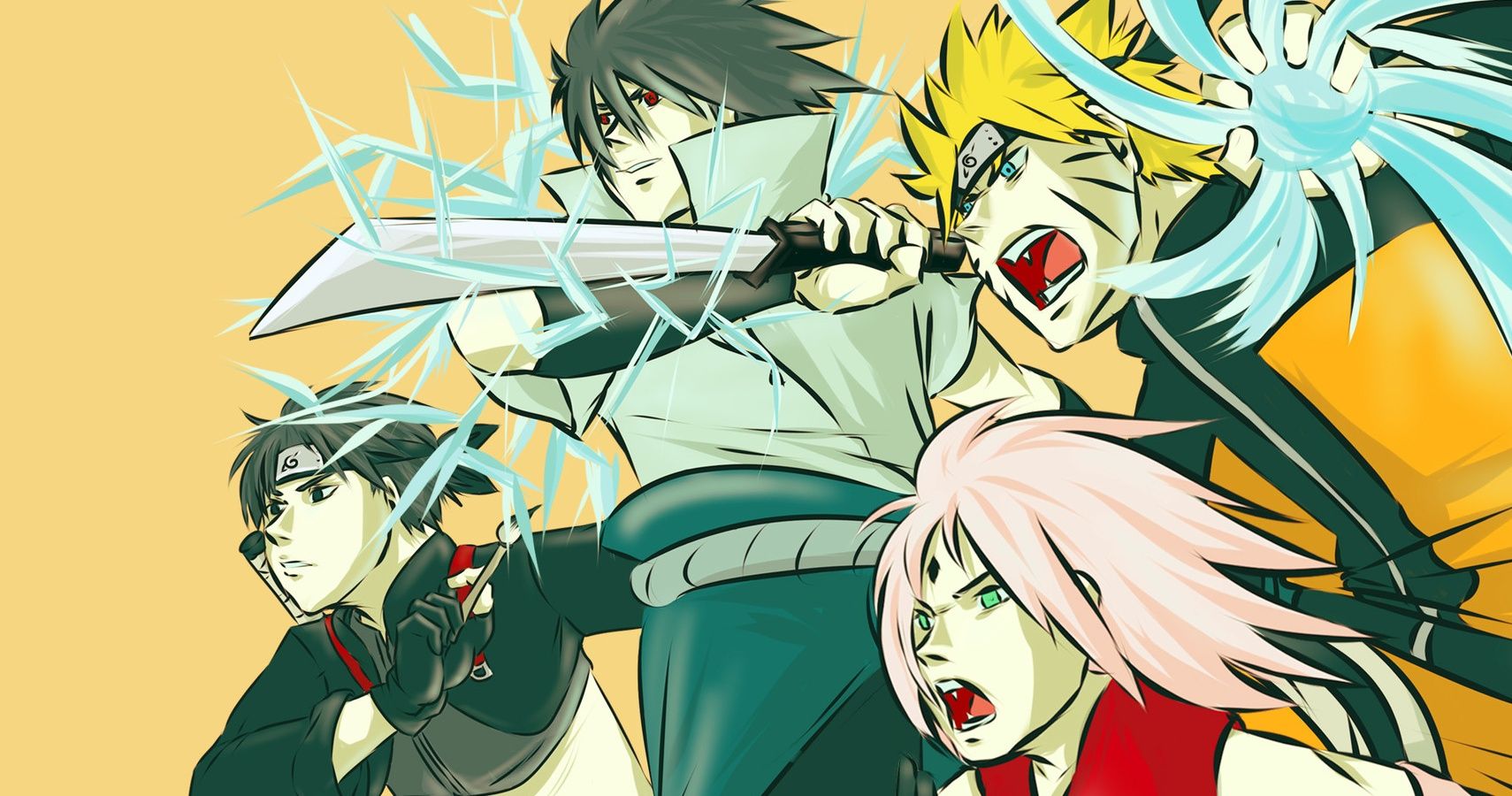 Naruto Fan-Art Imagines Sasuke in Some Iconic Anime Art Styles