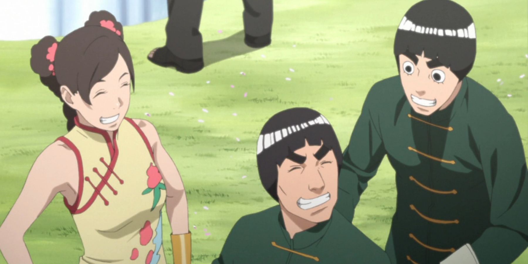 Tenten Might Guy And Rock Lee At Naruto And Hinatas Wedding In Naruto Shippuden