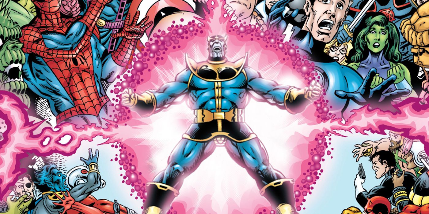 thanos vs the living tribunal