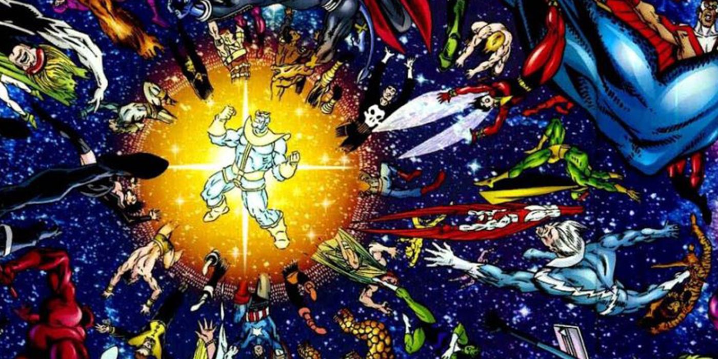 Thanos Absorbs Marvel Universe