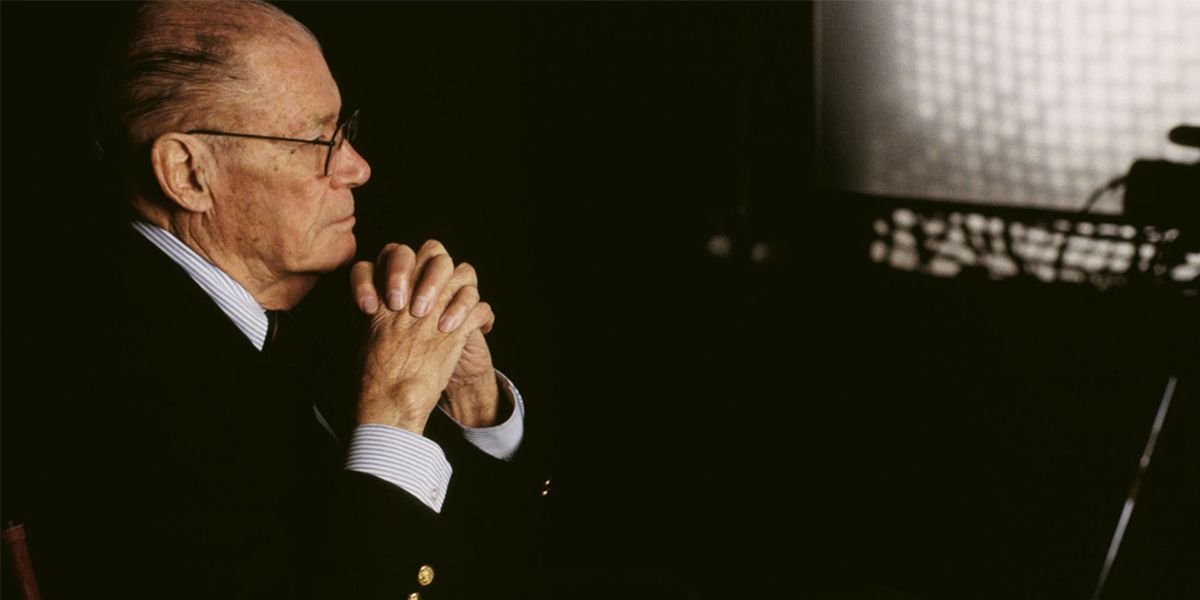 Robert McNamara ponders from The Fog of War