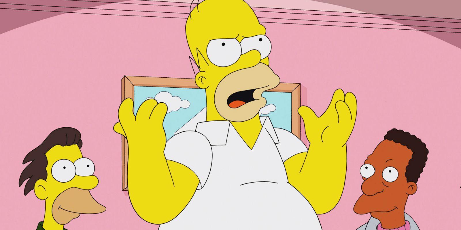 The Simpsons Homer Lenny Carl
