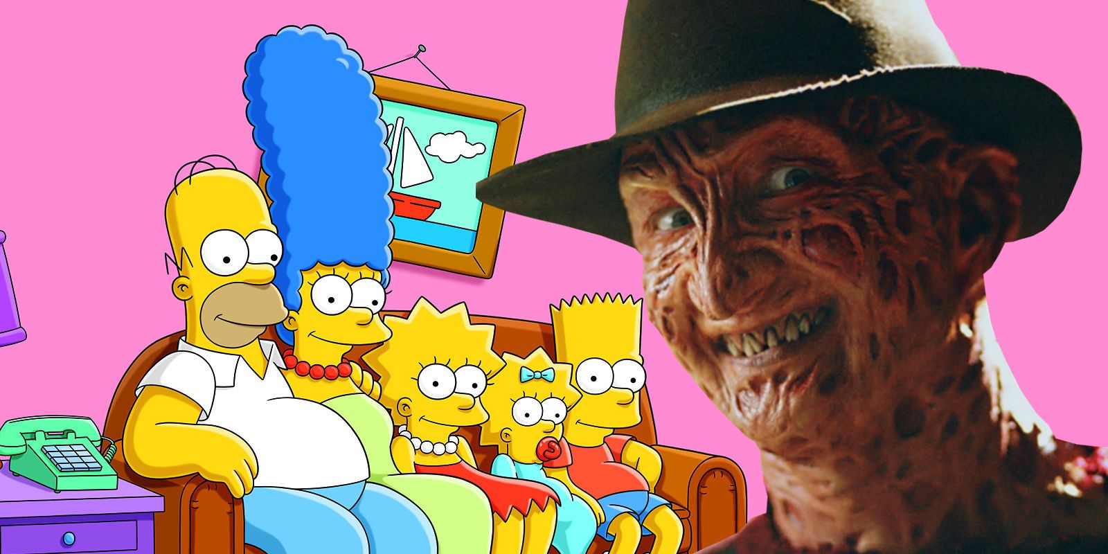 Every Freddy Krueger Appearance on The Simpsons