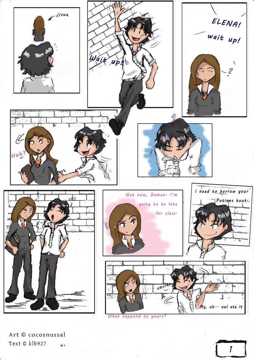 The Vampire Diaries Fan Art Clever Line