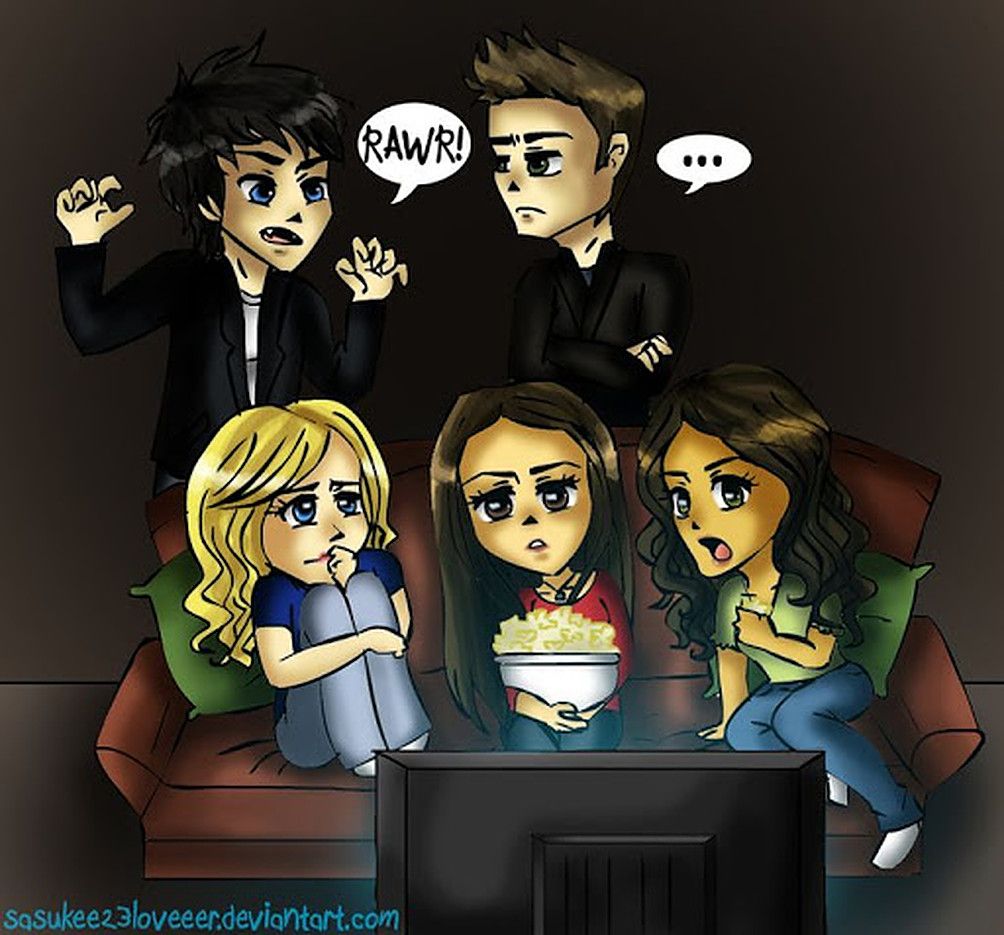 The Vampire Diaries Fan Art Horror Evening.v1