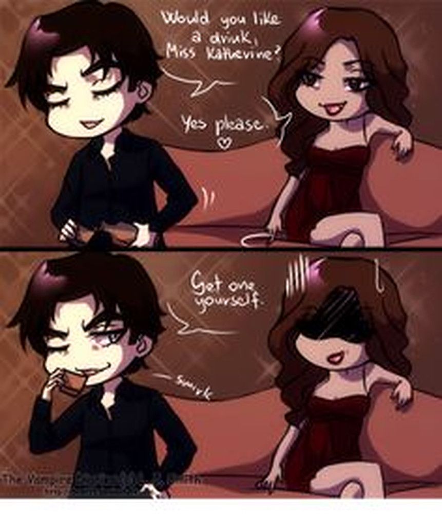 The Vampire Diaries Fan Art Nasty Damon