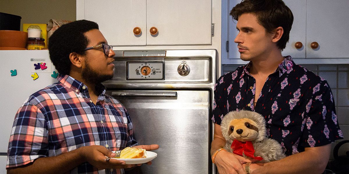 Thomas Diggs Queer Eye with antoni in kitchen