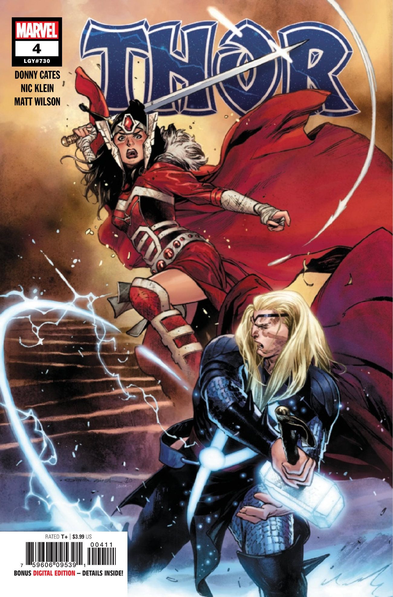 Thor 4 Marvel Comic Cover