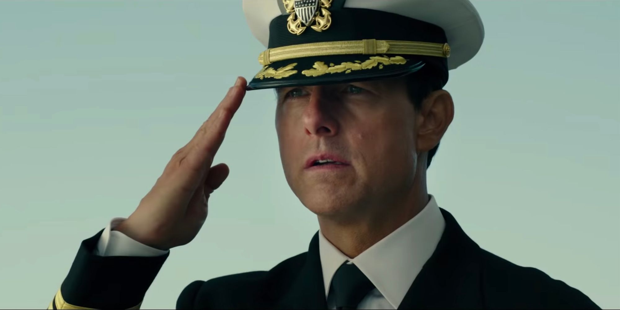Top Gun Maverick Tom Cruise Saluting