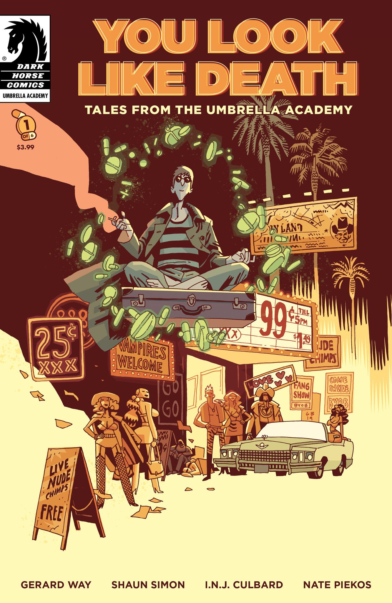 Umbrella Academy Prequel Comic You Look Like Death Cover