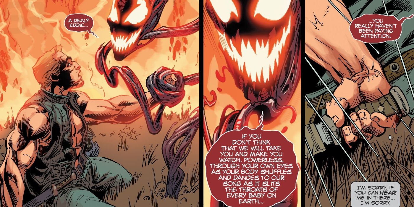 Venom Island Comic Carnage Eddie Hand