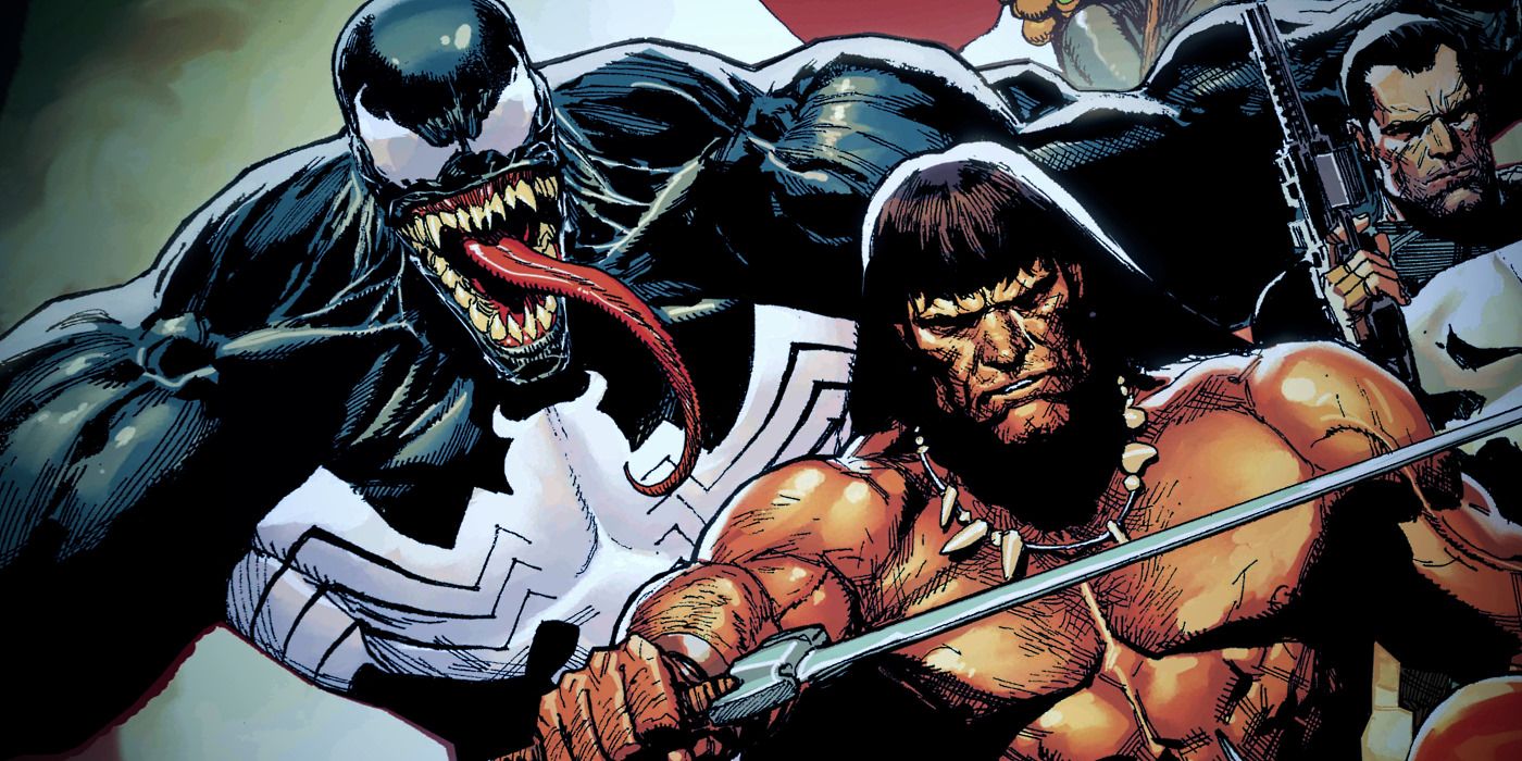 Venom and Conan the Barbarian in Savage Avengers
