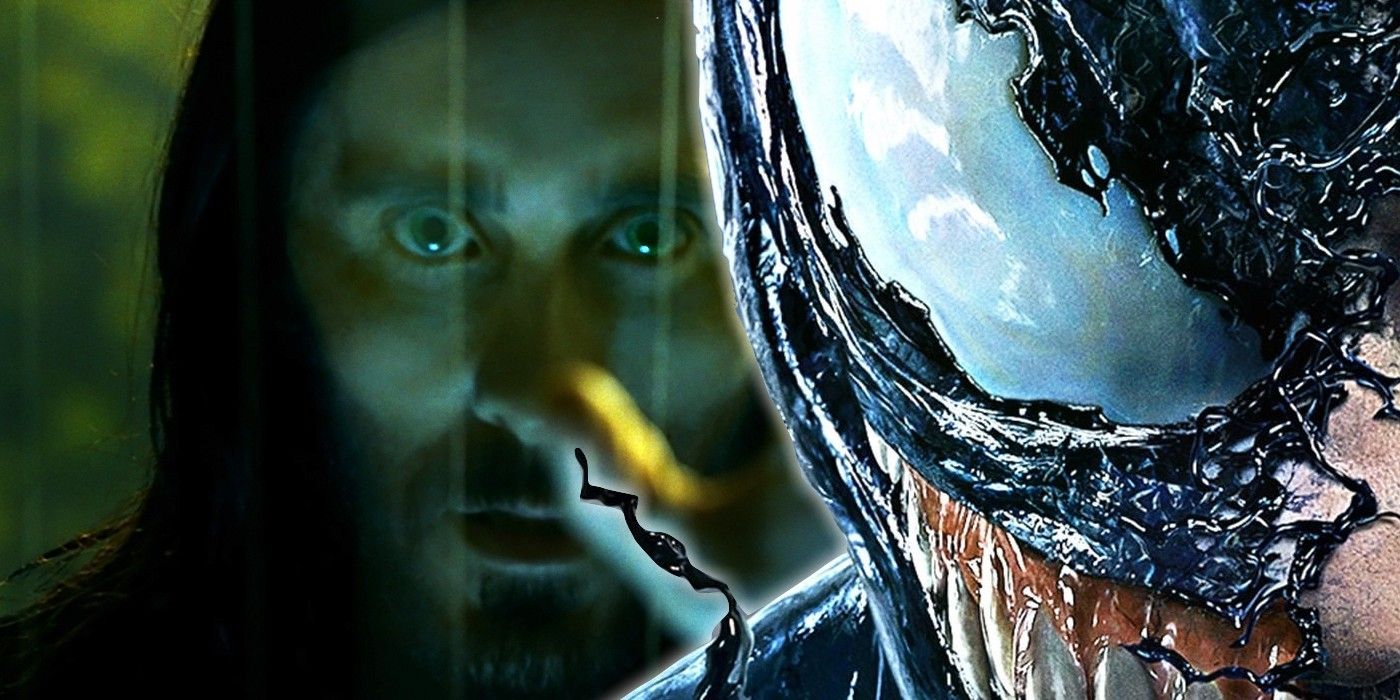 Venom and Jared Leto as Morbius