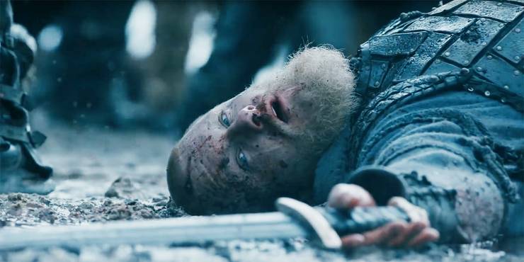 a morte do grande rei bjorn ironside #vikings #videoviral #foryou #bjo