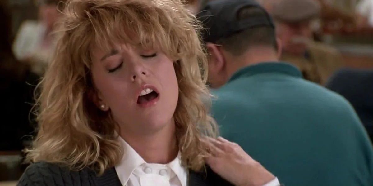 Sally fakes an orgasm in When Harry Met Sally
