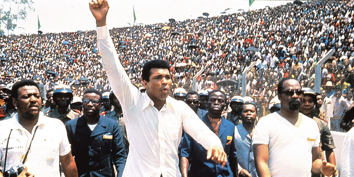 A still from the documentary When We Were Kings