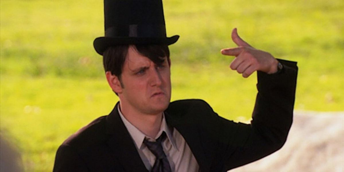 Gabe as Abe Lincoln in The Office