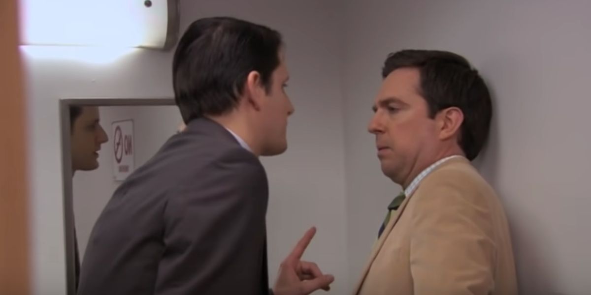Andy and Gabe in The Office