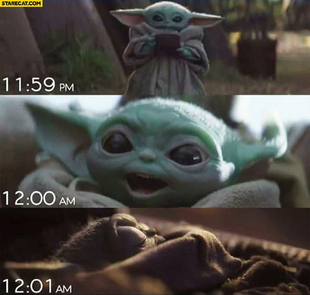 10 Most Relatable Sleeping Baby Yoda Memes That Will Make You Cry Laughing