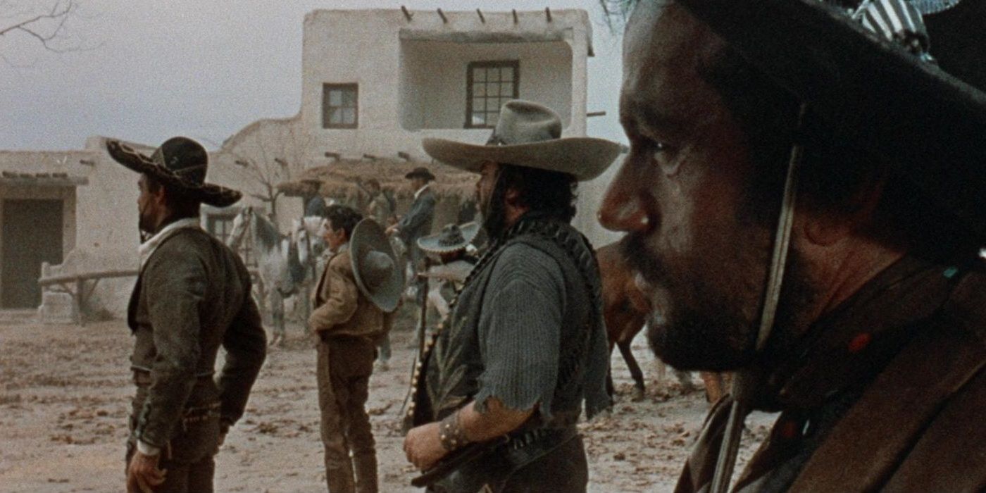 A group of men in A Fistful of Dollars