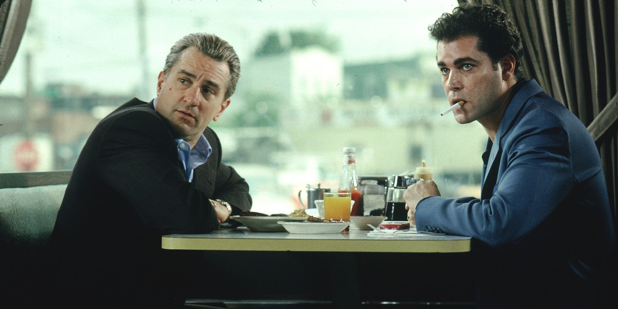 Jimmy and Henry in a diner in Goodfellas