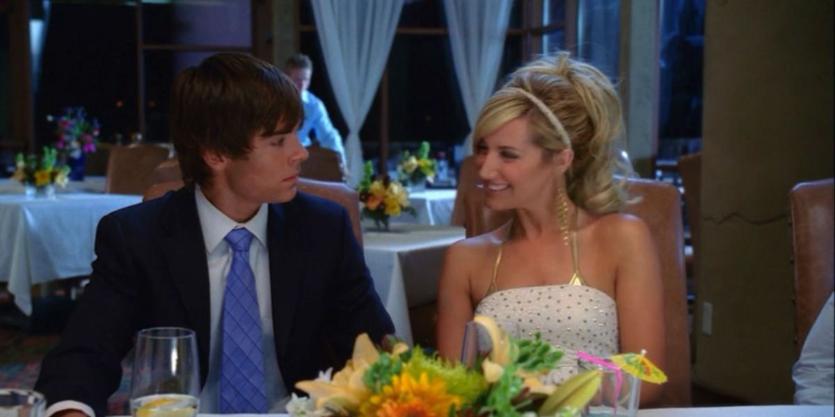 An image of Troy and Sharpay sitting together