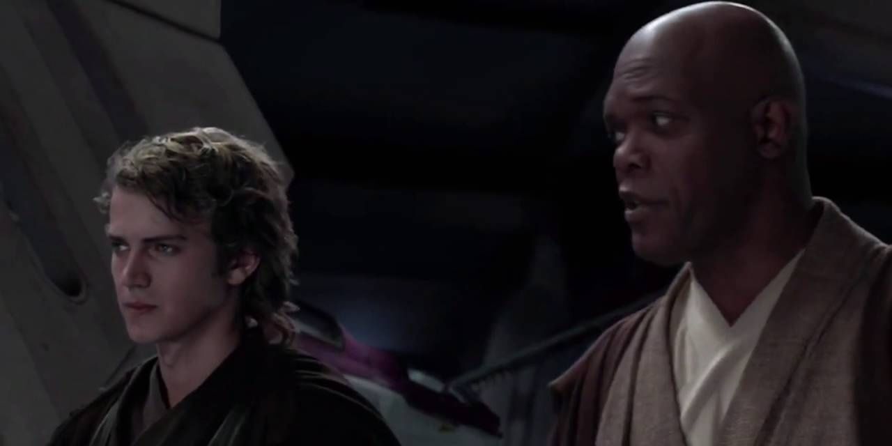 Anakin tells MAce Windu about Darth Sidious/Palpatine in Revenge of the Sith