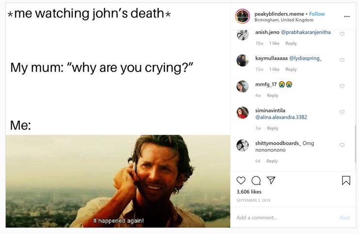 Peaky Blinders 10 Hilarious Memes Only True Fans Will Understand