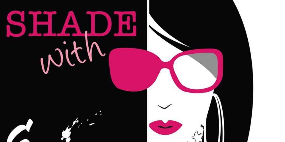 pink shade with erin martin a cover with a picture of a woman in sunglasses