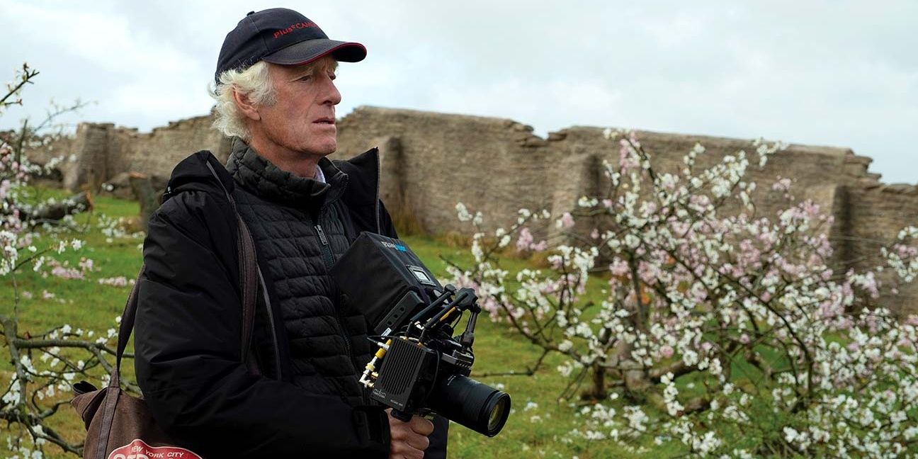 Roger Deakins scouts a location