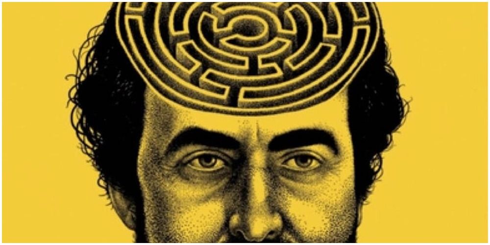 A maze in Stanley Kubrick's head in an animated poster for Room 237 