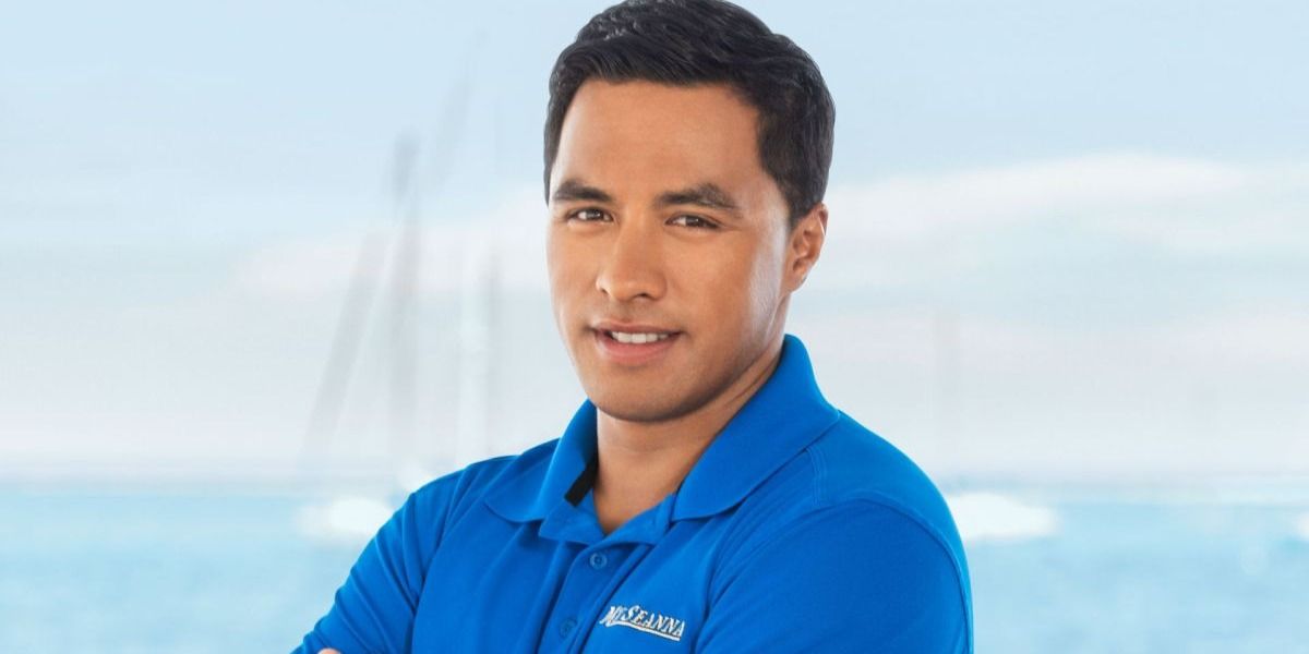 A promo image for Ross Inia for Below Deck