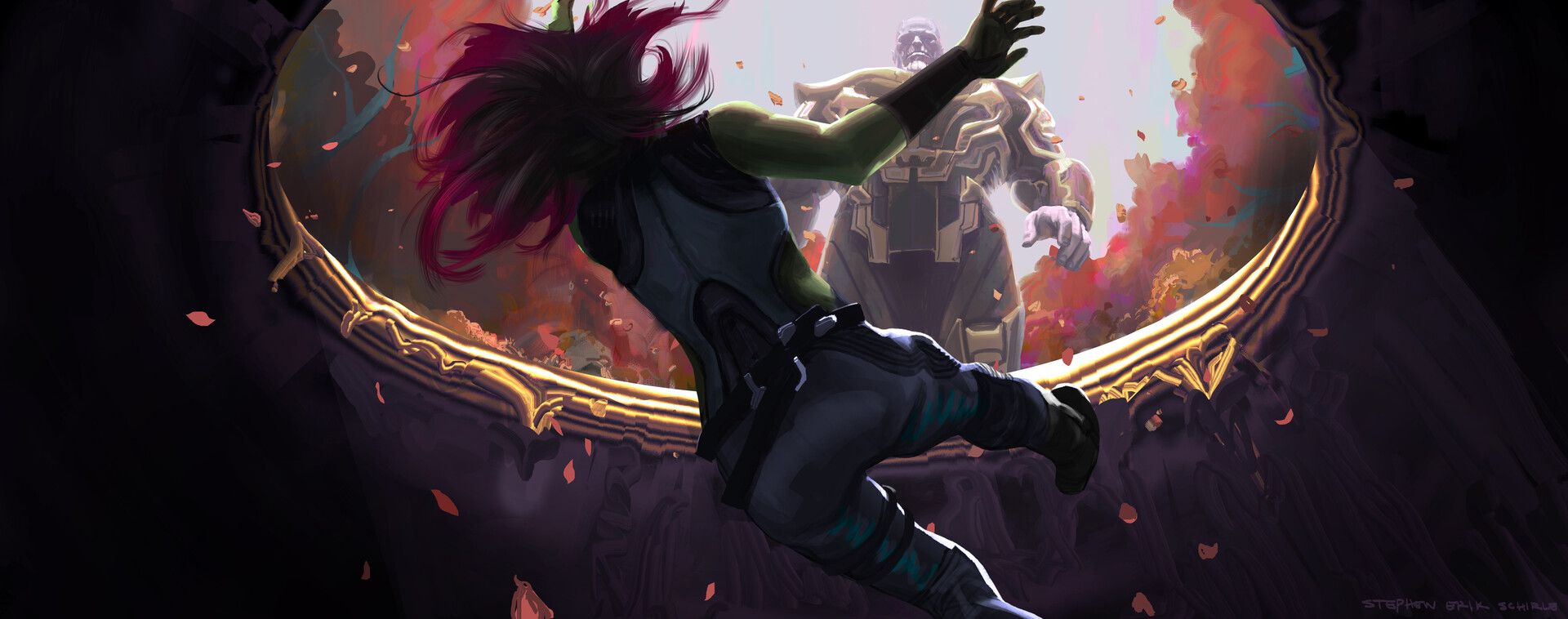 Avengers Infinity War Concept Art Gamora&rsquo;s Sacrifice