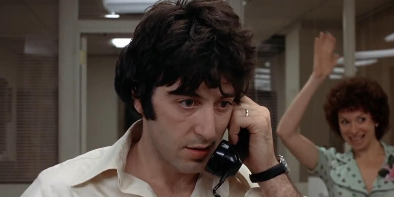 Al Pacino on the phone in Dog Day Afternoon