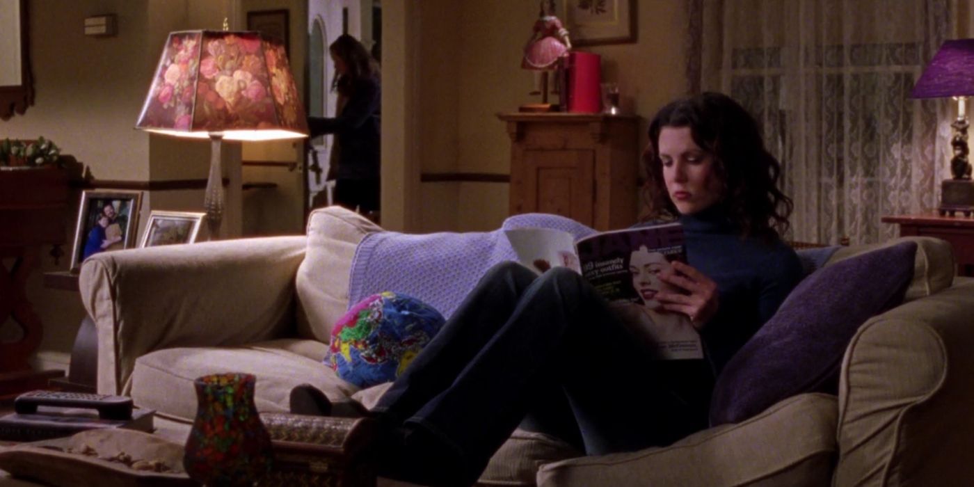 gilmore girls living room lorelai lamps