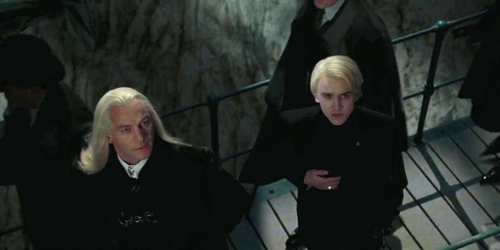 Draco and Lucius at Quidditch World Cup