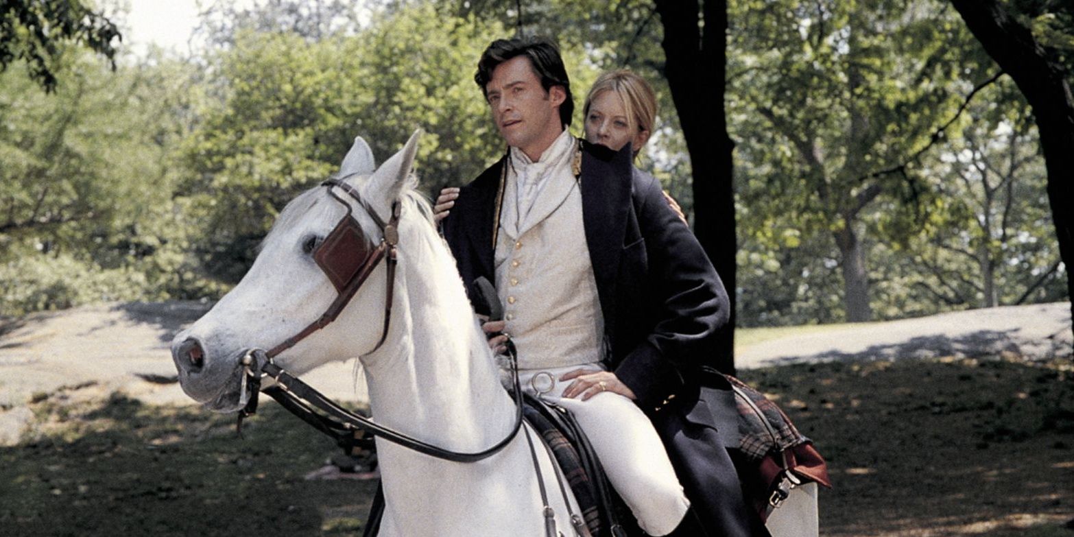 Leopold rides a horse in Kate and Leopold