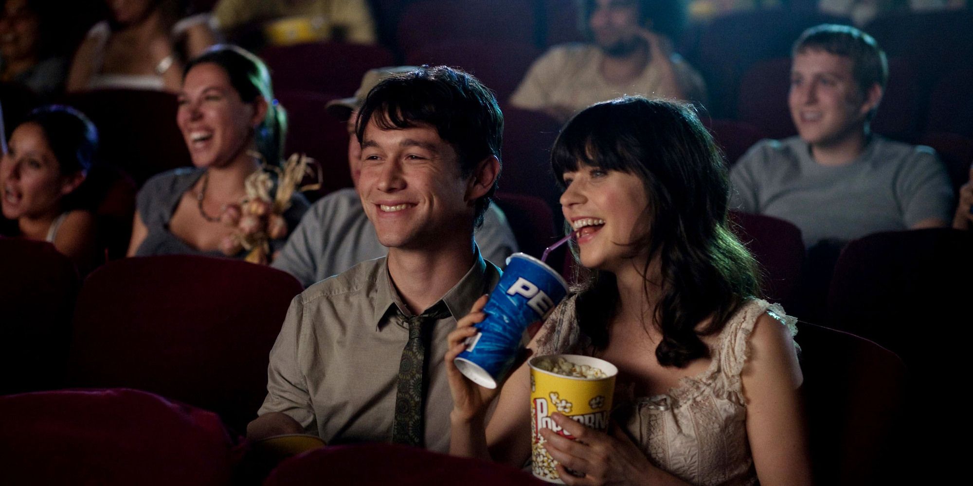 Tom and Summer at the movies in 500-Days-of-Summer