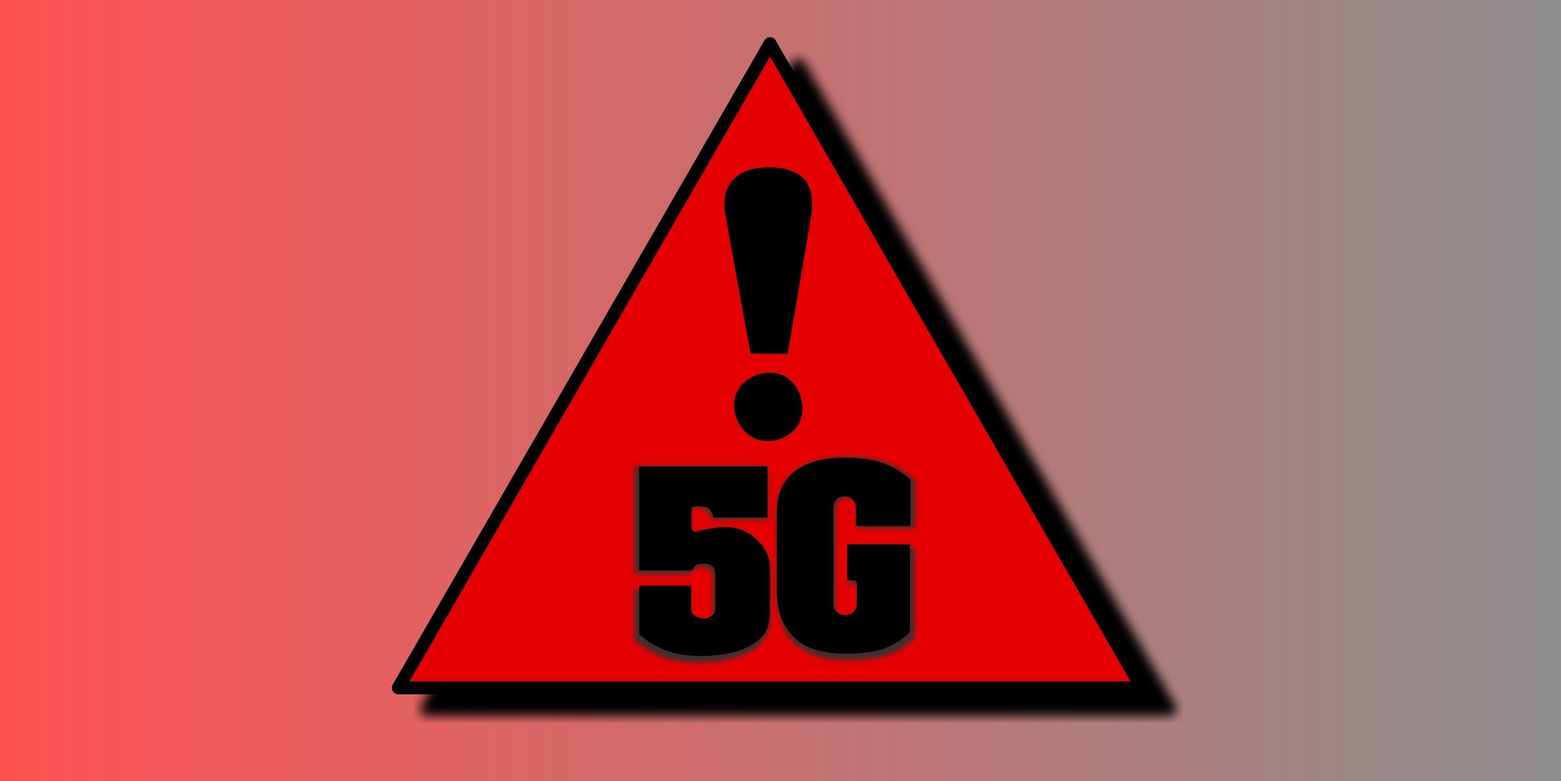 5G Security Warning Sign