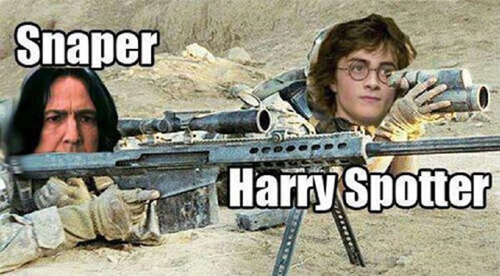harry potter gun meme