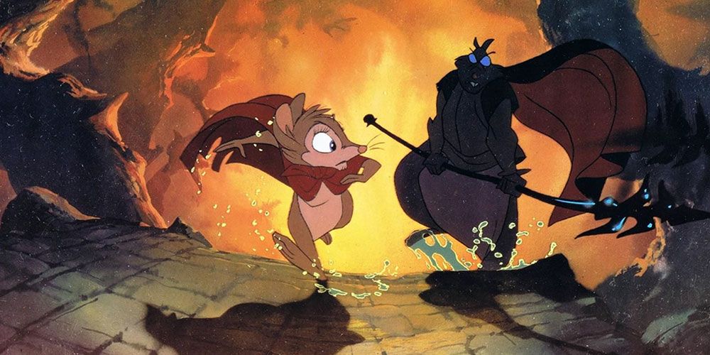A mouse running in The Secret of NIMH