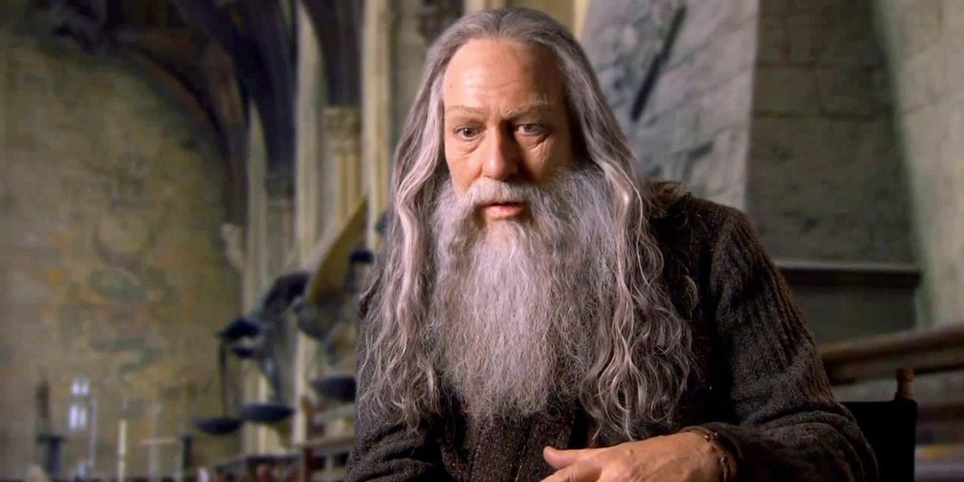 Aberforth Dumbledore no Salão Principal de Hogwarts