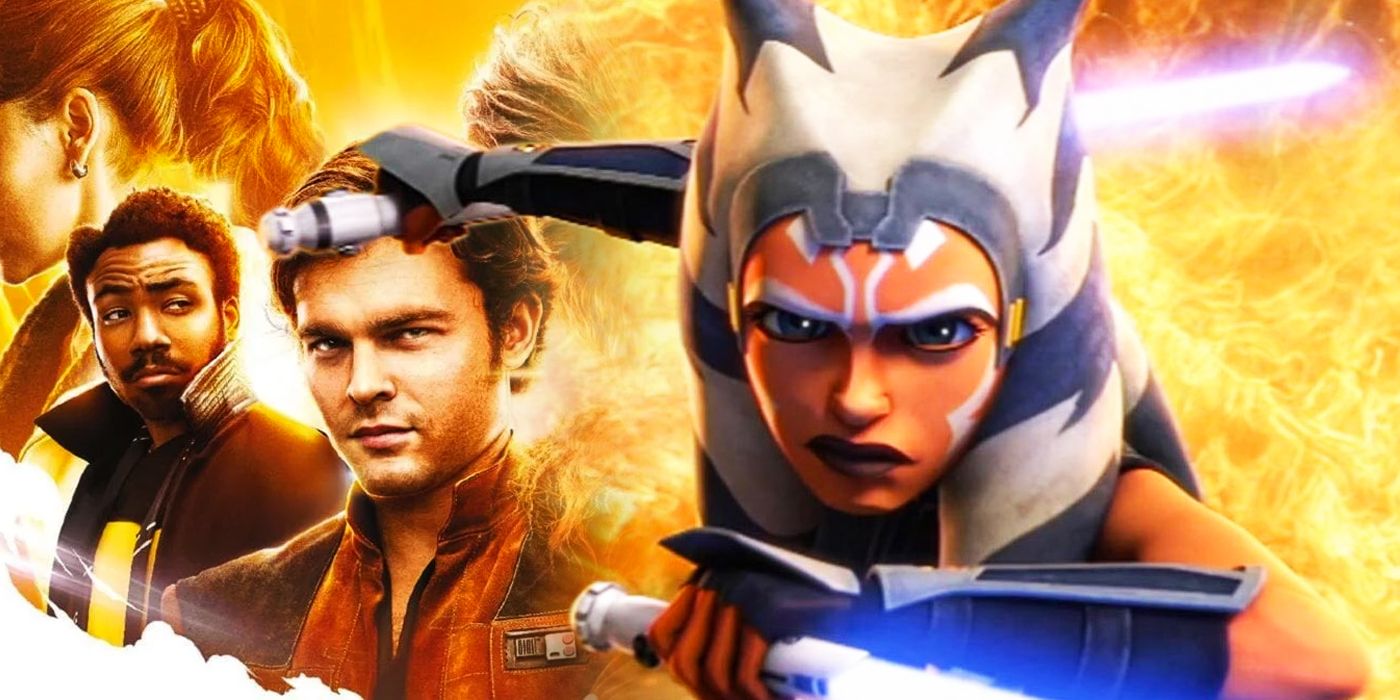 Ahsoka in The Clone Wars and Han In Solo A Star Wars Story