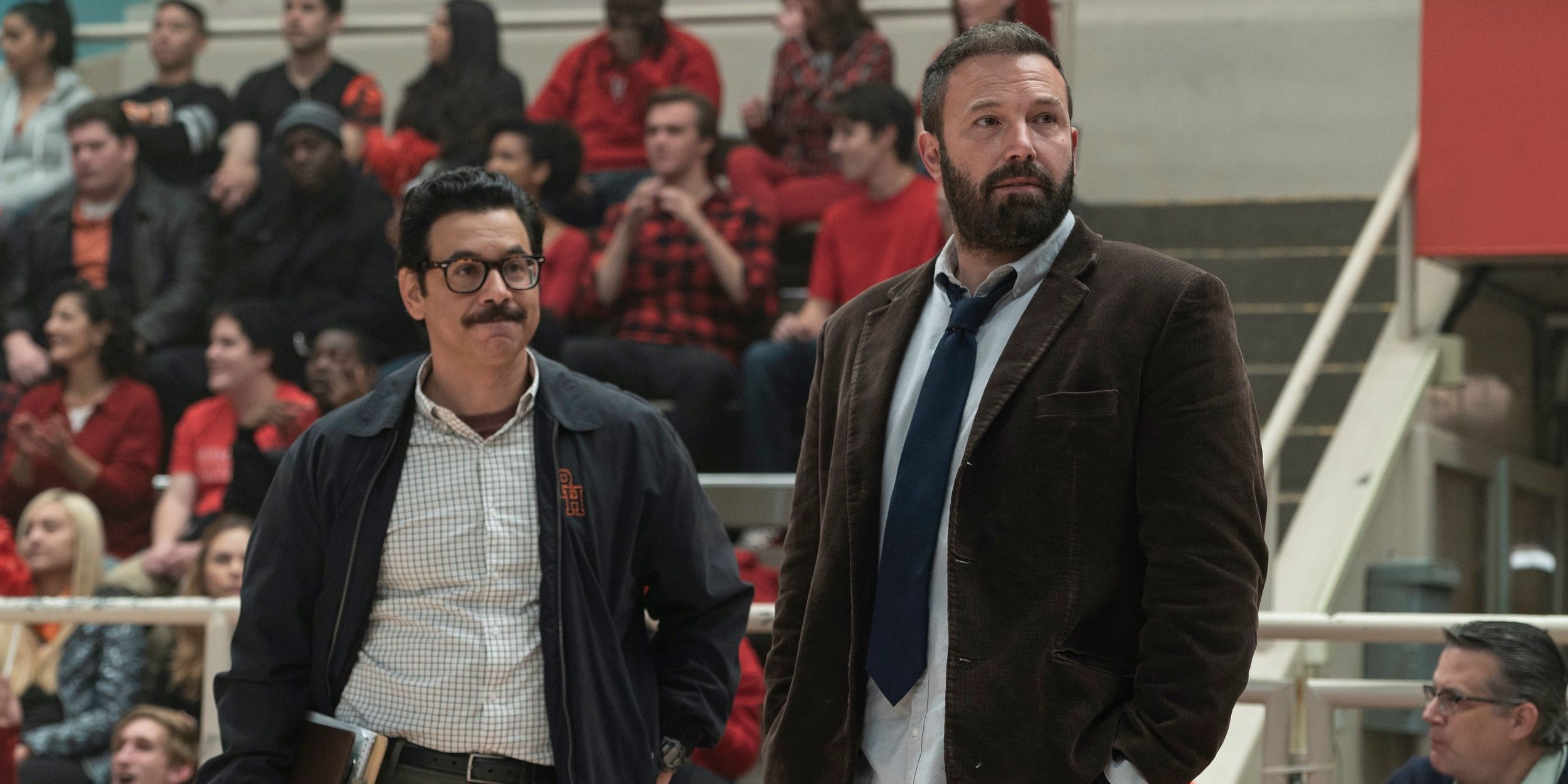 Al Madrigal and Ben Affleck in The Way Back