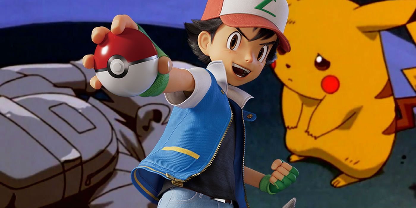 Ash and Pikachu in Pokemon movie