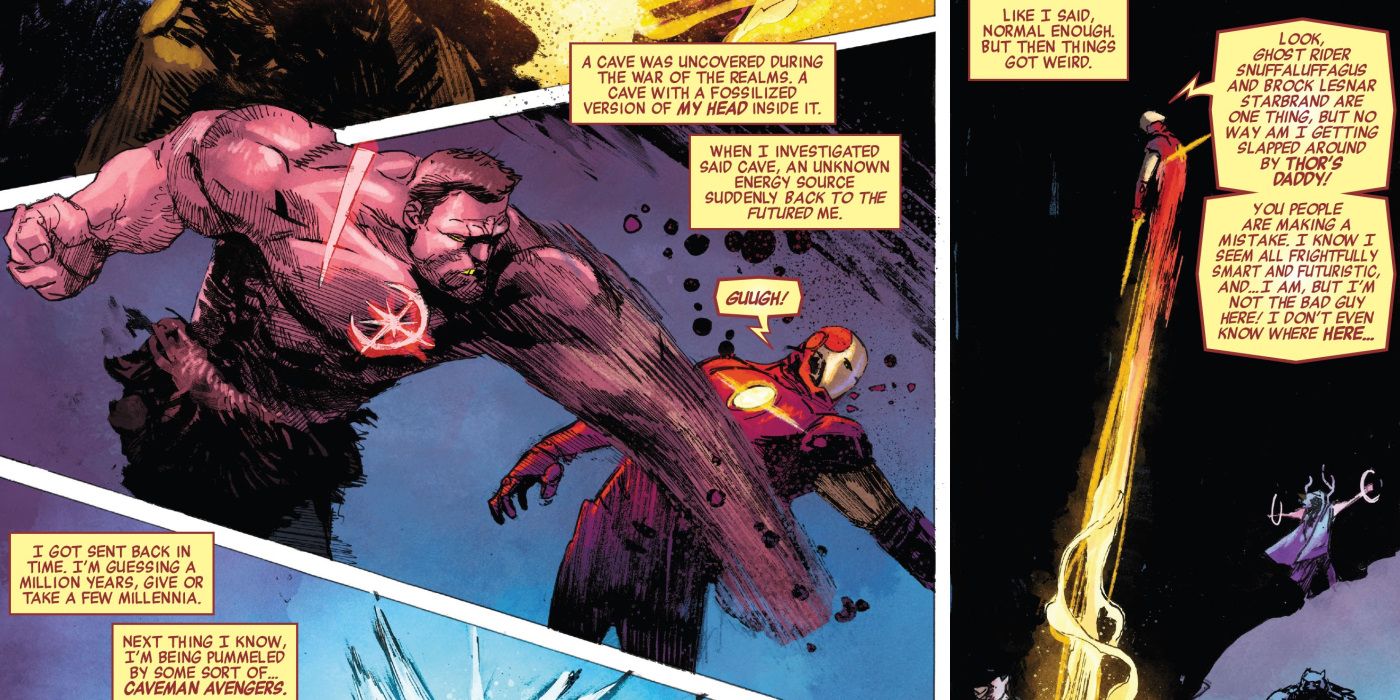 Avengers Comic Iron Man Brock Lesnar