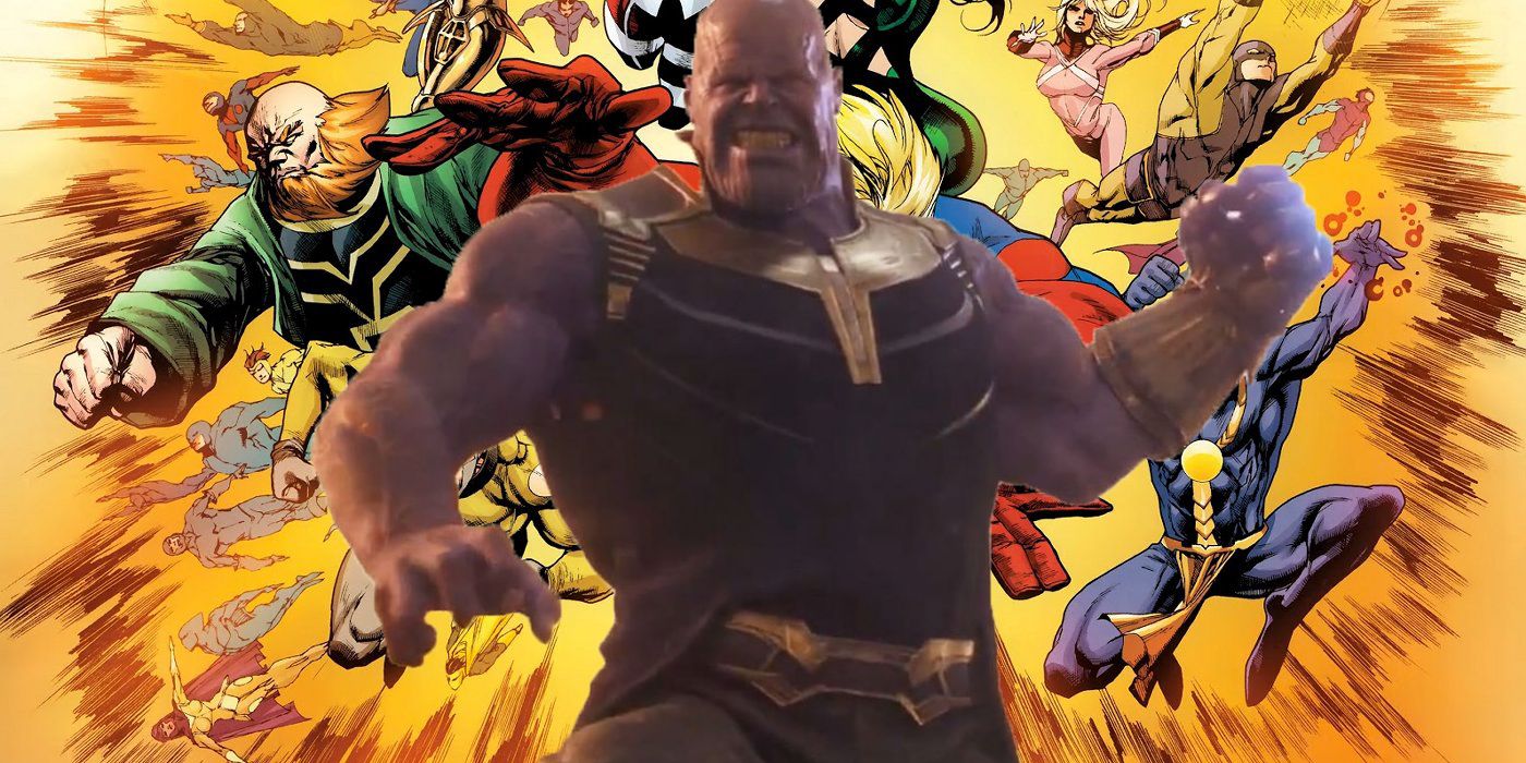 Avengers Infinity War Thanos Eternals Ikaris