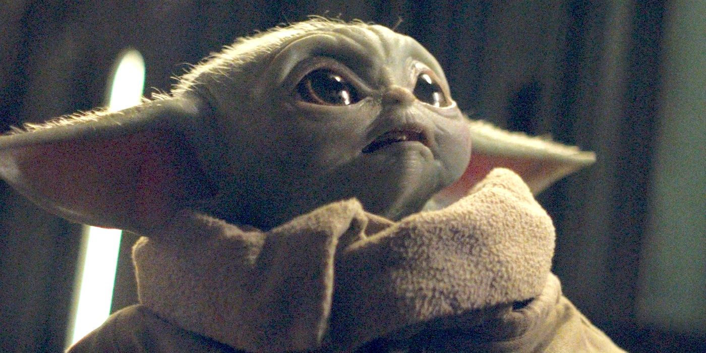 Baby Yoda Look Up and Right in The Mandalorian Season 1
