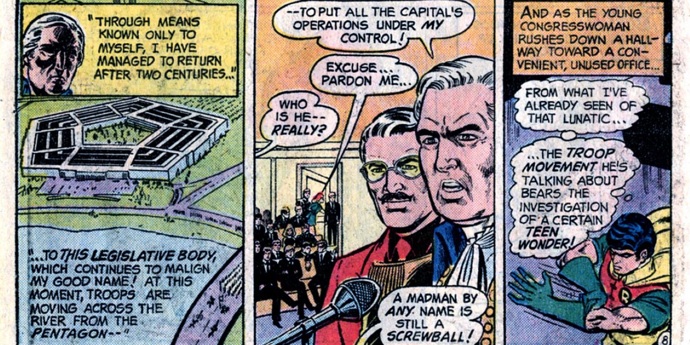 Batman Family Comic Benedict Arnold